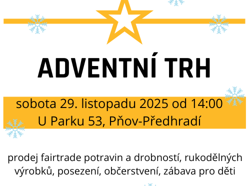 Adventní trh v ČCE Předhradí.